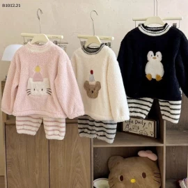 BỘ NGỦ THU ĐÔNG CHO BÉ-sỉ Sz 90-110 : 170k             120-150 : 195k