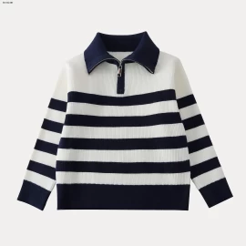 ÁO LEN BÉ GÁI KHOÁ CỔ-Giá sỉ 210k