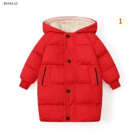 ÁO PHAO MŨ DÁNG DÀI CHO BÉ-Giá sỉ 179k