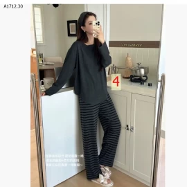 Bộ mặc nhà lông thỏ mềm ấm- sỉ 202k