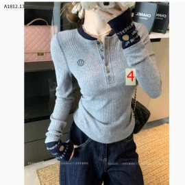 Áo len dệt kim phối màu nổi bật, tràn đầy năng lượng dành cho nữ- sỉ giá 190k