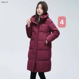 ÁO PHAO DÁNG DÀI CHO NỮ CÓ MŨ - sỉ 327k