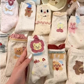  SET 10 ĐÔI TẤT NƠ VIỀN BÈO - sỉ 62k/set 10 đôi