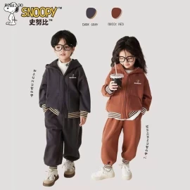 BỘ NỈ KÉO KHOÁ SNOOPY - sỉ 265k