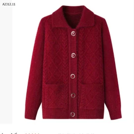 Áo cardigan dày siêu ấm trung niên  - sỉ 185k