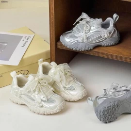 GIÀY BÚP BÊ CHUN ĐÍNH NƠ CHO BÉ - sỉ 180k