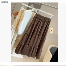 CHÂN VÁY MIDI NHUNG ANNA  - sỉ 177k