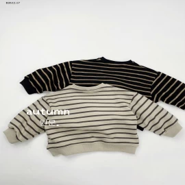 Áo nỉ kẻ sọc kiểu Nhật Bản  cho trẻ em-Giá sỉ 180k