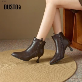 BOOT CAO GÓT KHUY HOA TRÀ DUSTO CHÍNH HÃNG – SALE SẬP SÀN  - sỉ 400k