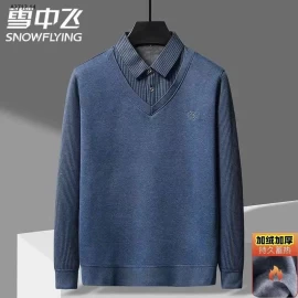 ÁO GIỮ NHIỆT NAM phối cổ sơmi SNOWFLYING  - sỉ 190k