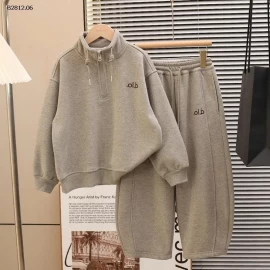 Bộ áo nỉ lót lông cừu kiểu mới cao cấp cho bé - giá sỉ  size : 120-170 : 405k size 180 : 422k