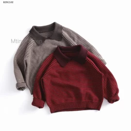 ÁO POLO LEN KẺ MTINY QUEEN-Giá sỉ 183k