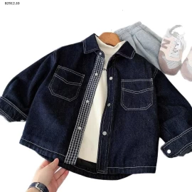 Áo khoác denim lót lông cừu mùa đông Muye -Giá sỉ  258k