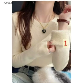 Áo len nữ lót lông cừu  KANING Thu/Đông-Giá sỉ 180k 