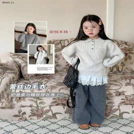 Áo len dệt kim mềm mại cho bé nhà  AMBB-Giá sỉ  sz 90-150: 242k sz 160: 268k