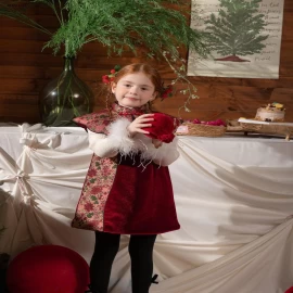 VÁY ĐỎ PHONG CÁCH TRUNG HOA DIỆN TẾT BG - sỉ 283k