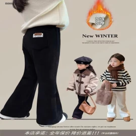 Quần ống loe lót lông cừu  cho bé gái Tutu Little Elephant-Giá sỉ  sz 90-160 : 225k sz 170 : 295k