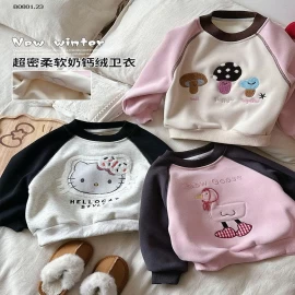 ÁO NỈ HOẠT HÌNH PHỐI MÀU -Giá sỉ 198k