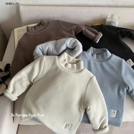 Áo lót giữ nhiệt ba lớp dày dặn bằng lụa cotton cho trẻ em- sỉ giá 184k