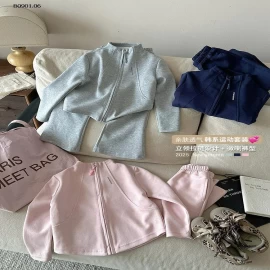 BỘ NỈ TRƠN BÉ GÁI HSMMC-Giá sỉ 225k