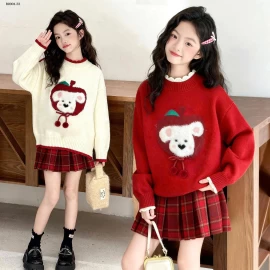 Áo len dày dặn cho BG thích hợp cho mùa thu đông- Giá sỉ 290k