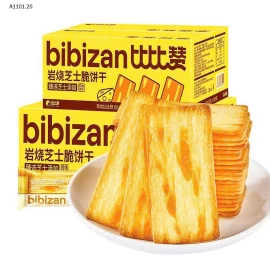 SÉT 2 HỘP BÁNH QUY PHÔ MAI HÃNG BIBIZAN - Giá sỉ 95k/set