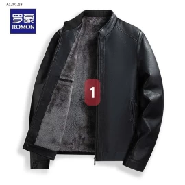 ÁO KHOÁC DA LÓT LÔNG NAM ROMON – SANG TRỌNG, LỊCH LÃM - Giá sỉ 530k