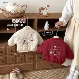 Áo khoác cotton mùa đông dày dặn hai mặt cho bé trai- giá sỉ 228k