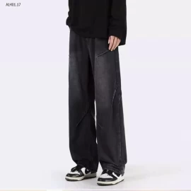 QUẦN JEANS ỐNG RỘNG STREETWEAR - sỉ 190k