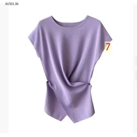 ÁO DỆT KIM MỎNG SÁT NÁCH VẠT CHÉO  - sỉ 165k