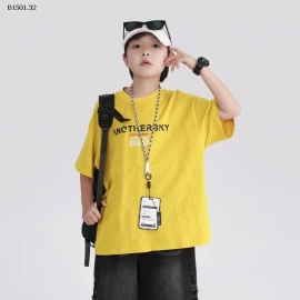 ÁO THUN XƯỚC VÀNG HHBABY-Giá sỉ 145k