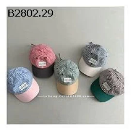 MŨ LƯỠI TRAI GẤU KẺ CARO- sỉ 99k