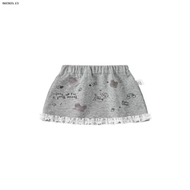 CHÂN VÁY HỌA TIẾT VIỀN REN BG - sỉ 188k