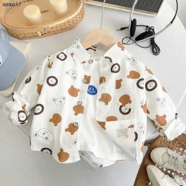 ÁO SƠ MI GẤU BT- sỉ 108k