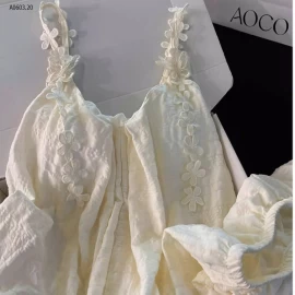 Set 2 dây hoa hàng đũi nhăn siêu mềm - sỉ 143k