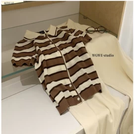 ÁO POLO LEN KẺ WGWE- sỉ 256k