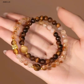 VÒNG TAY ĐÁ MẮT HỔ  - SIR 170K