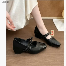 GIÀY CAO GÓT MARY JANE MŨI VUÔNG SANG TRỌNG  - sỉ 228k