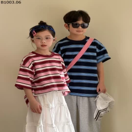 ÁO PHÔNG KẺ ỐNG RỘNG HÀN QUỐC Giá sỉ 199k