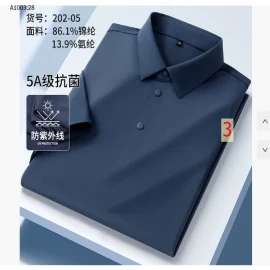 ÁO POLO NAM CAO CẤP 5A KHÁNG KHUẨN-Giá sỉ 225k