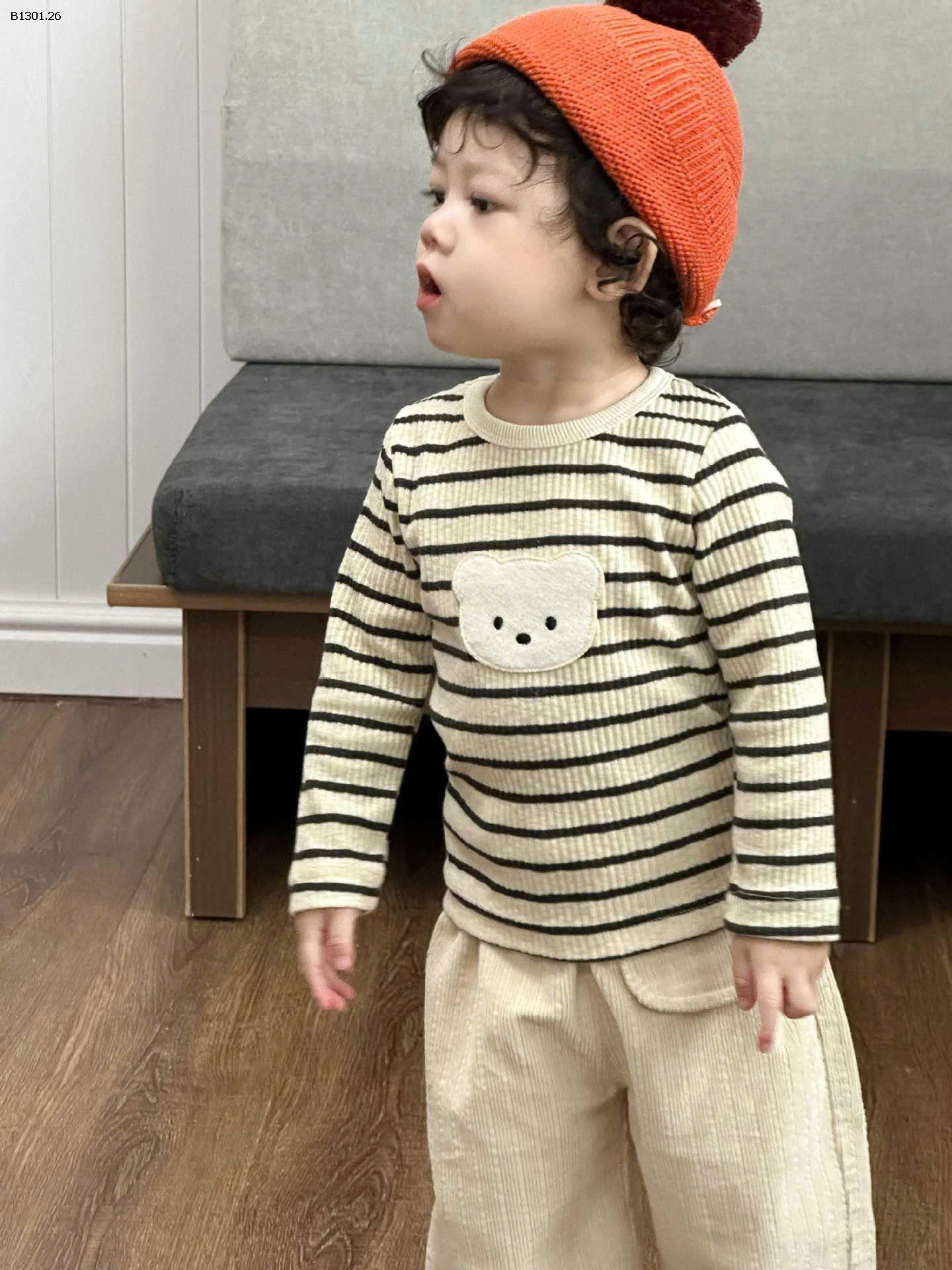 Áo kẻ sọc nền