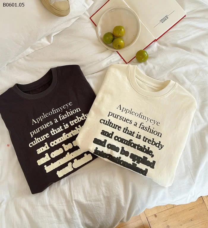 ÁO THUN CHỮ BÉ GÁI HÃNG AMBB-sỉ 122k