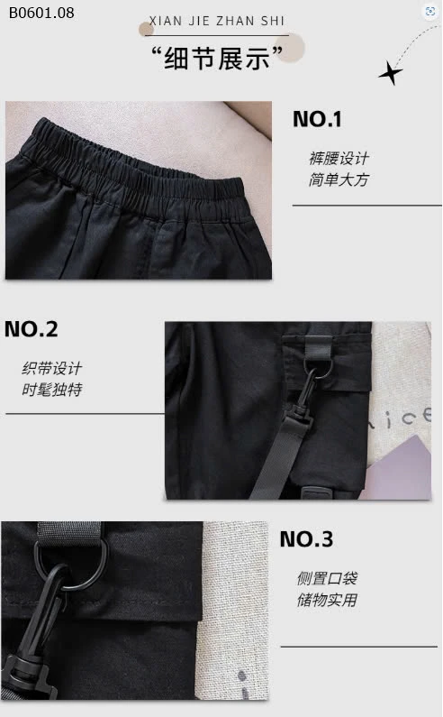 QUẦN TÚI HỘP BÉ TRAI-sỉ 151k