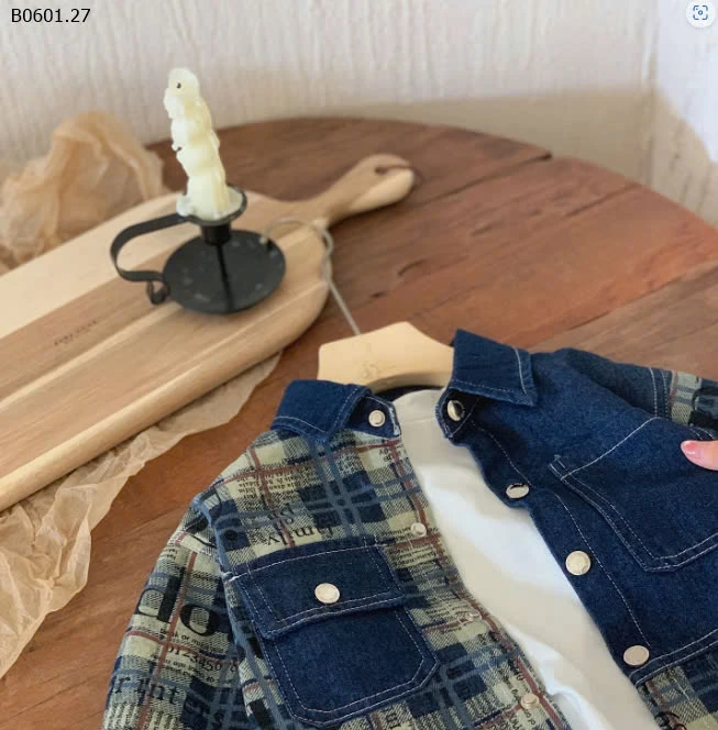 ÁO KHOÁC JEAN DENIM HỌA TIẾT-sỉ 170k