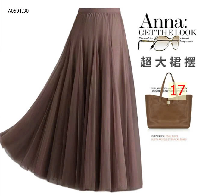 CHÂN VÁY VOAN XOÈ ANNA - sỉ 135k