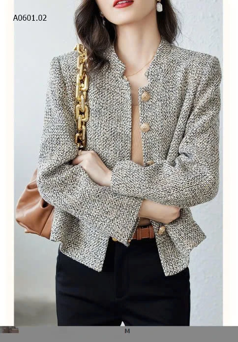 ÁO KHOÁC DẠ TWEED CAO CẤP CHÍNHNH HÃNG NHÀ YI FANG-SỈ 335K