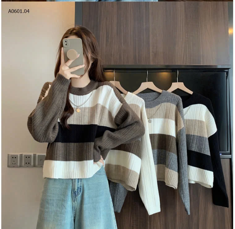 ÁO LEN PHỐI MÀU -sỉ 112k