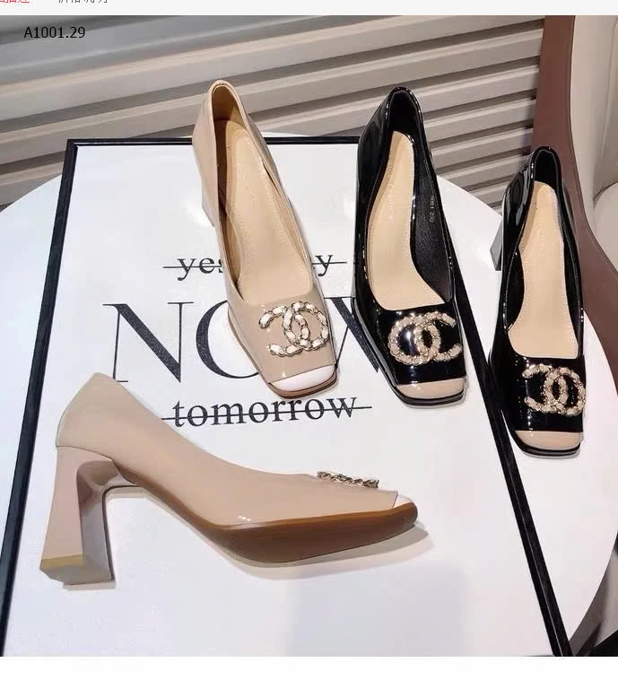 GIÀY CAO GÓT MŨI VUÔNG-sỉ 189k