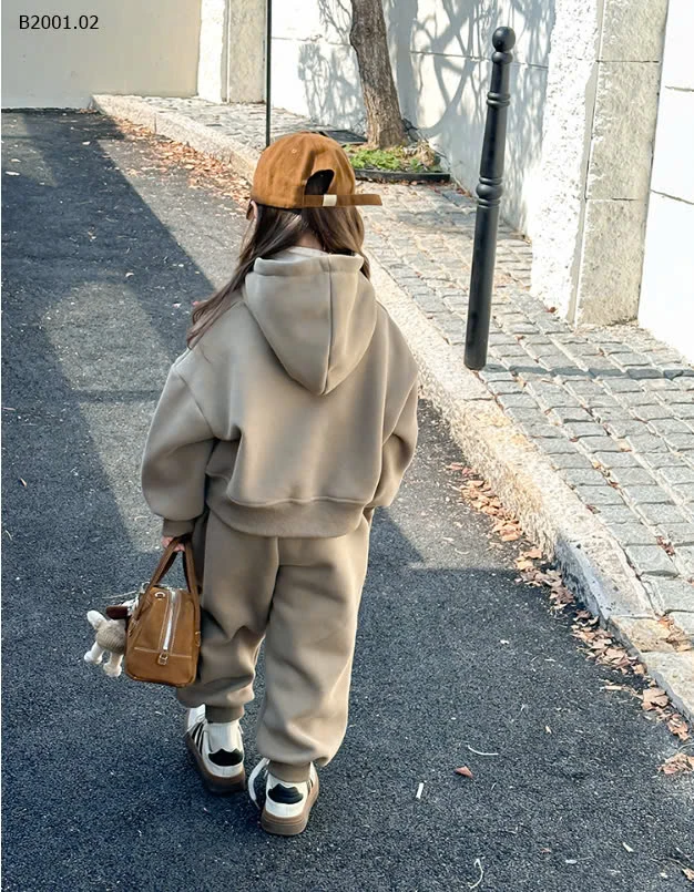 Sét bộ nỉ lót bông dày ấm bé trai bé gái hãng ambkids cutee -sỉ 265k