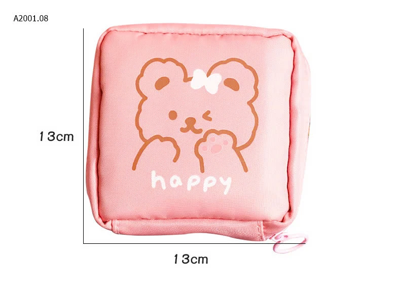 VÍ ĐỰNG BVS-sỉ 57k/set 2c chọn màu